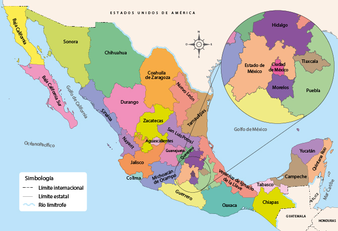División territorial. Cuéntame de México